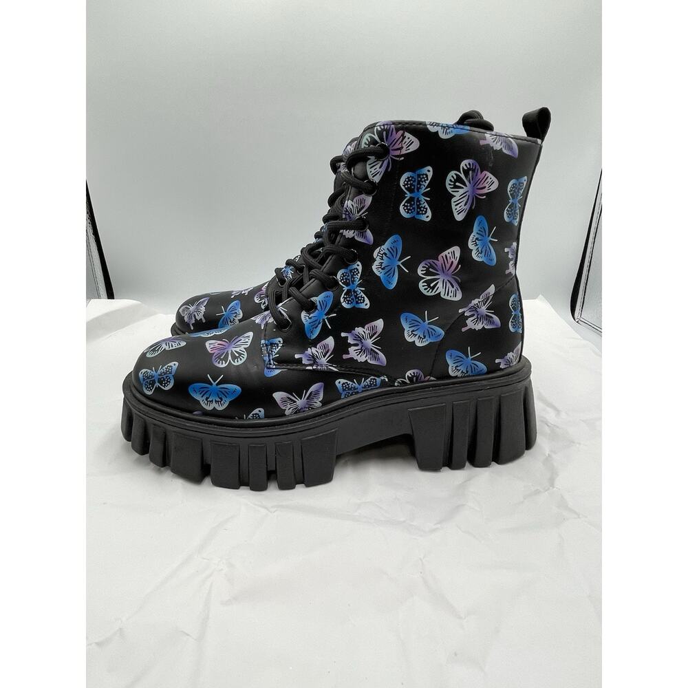 Butterfly Combat Boot Women’s Size 40 (US‎ Size 9.5-10) - Picture 4 of 15